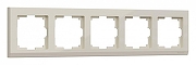 Рамка на 5 постов Werkel Stark (слоновая кость) W0051803 цвет Слоновая кость