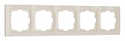 Рамка на 5 постов Werkel Snabb Basic (слоновая кость) W0052003 цвет Слоновая кость
