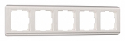 Рамка на 5 постов Werkel Stream (перламутровый) W0052113 цвет Перламутр