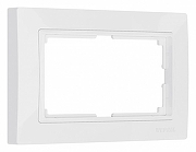 Рамка для двойной розетки Werkel Snabb basic (белый) W0082001 цвет Белый