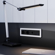 Рамка на 4 поста Werkel Split (белый/черный, soft-touch) W0043068 цвет Белый, Черный-1