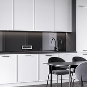 Рамка на 4 поста Werkel Split (белый/черный, soft-touch) W0043068 цвет Белый, Черный-2