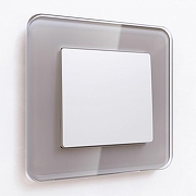 Выключатель одноклавишный без рамки Werkel белый матовый W1110061 цвет Белый-1