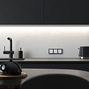 Выключатель одноклавишный без рамки Werkel белый акрил W1110041 цвет Белый-2