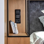 Выключатель проходной одноклавишный без рамки Werkel черный матовый W1112008 цвет Черный-6