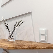 Выключатель проходной одноклавишный без рамки Werkel белый W1112001 цвет Белый-7