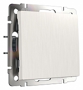 Выключатель проходной одноклавишный без рамки Werkel перламутровый рифленый W1112013 цвет Перламутр