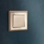 Выключатель проходной одноклавишный без рамки Werkel шампань W1112011 цвет Бежевый-1