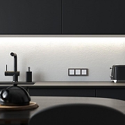 Выключатель проходной одноклавишный без рамки Werkel белый акрил W1112041 цвет Белый-2