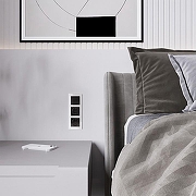 Выключатель проходной одноклавишный без рамки Werkel черный акрил W1112048 цвет Черный-2