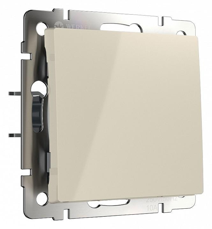Выключатель одноклавишный без рамки Werkel слоновая кость W1113003 