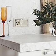 Клавиша для выключателя проходного Werkel шампань W1119011 цвет Бежевый-1