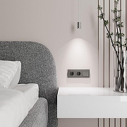 Клавиша для выключателя перекрестного Werkel графит акрил W1119044 цвет Графит-1