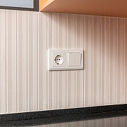 Выключатель двухклавишный без рамки Werkel белый W1120001 цвет Белый-5