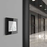 Выключатель двухклавишный без рамки Werkel белый W1120801 цвет Белый-1