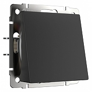 Розетка для вывода кабеля без рамки Werkel черный матовый W1150208 цвет Черный