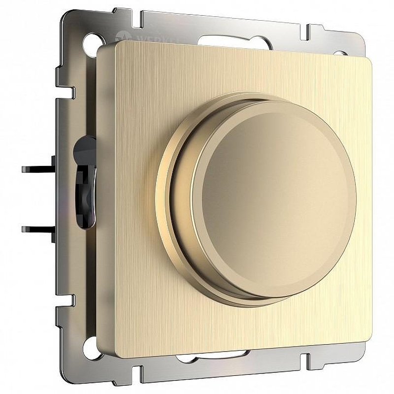 Диммер без рамки Werkel шампань рифленый W1142010 