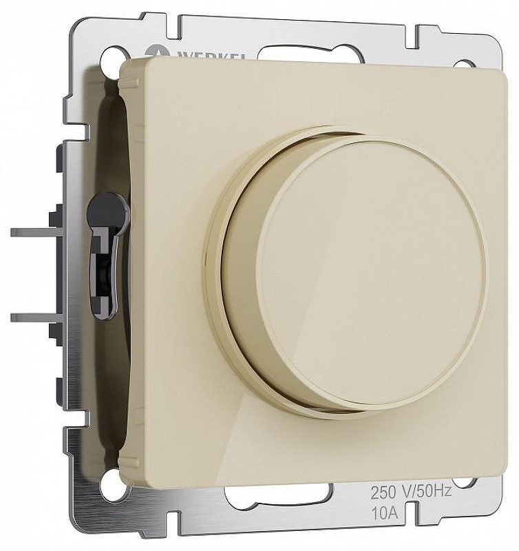 Диммер без рамки Werkel айвори акрил W1142043 