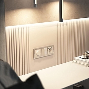 Диммер без рамки Werkel айвори акрил W1142043 цвет Желтый-1