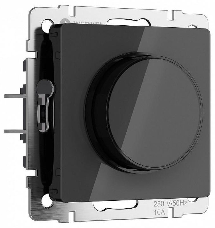 Диммер без рамки Werkel черный акрил W1142048 