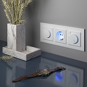 Диммер с подсветкой без рамки Werkel белый W1142101 цвет Белый-8