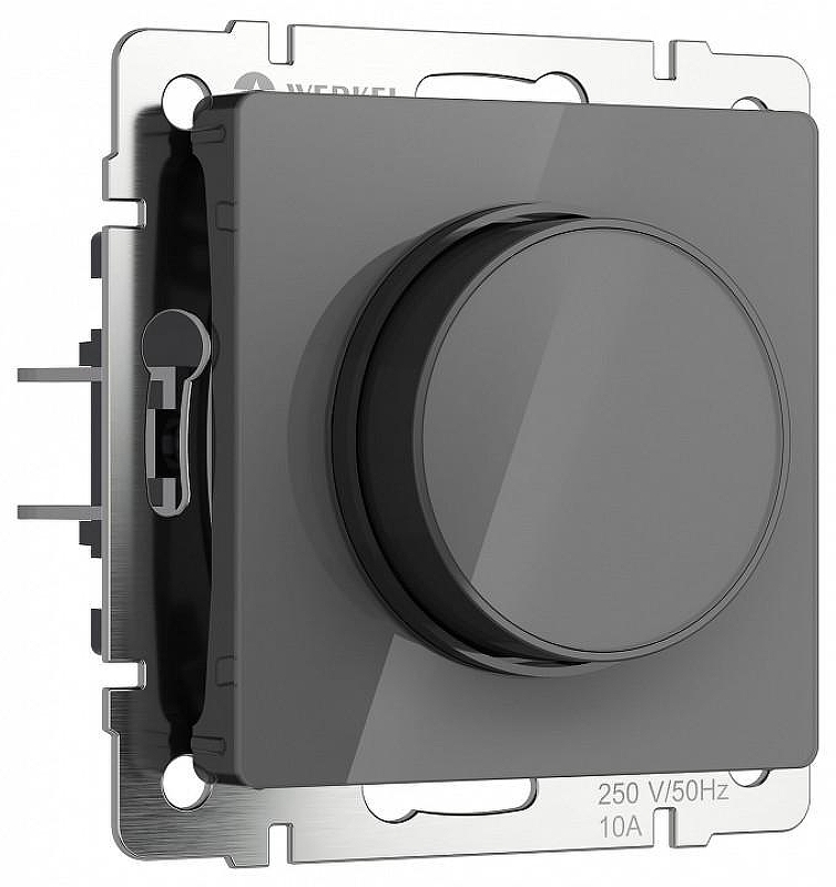 Диммер без рамки Werkel графит акрил W1142044 