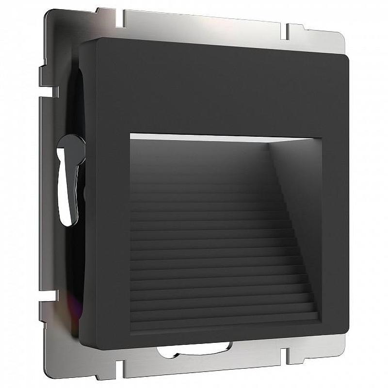 Заглушка для поста с подсветкой, без рамки Werkel черный W1154208 