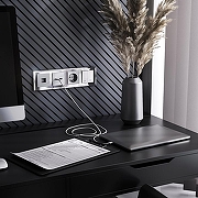 Заглушка для поста с подсветкой, без рамки Werkel белый W1154301 цвет Белый-1