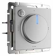 Терморегулятор электромеханический для теплого пола Werkel серебряный W1151106 цвет Серебро