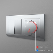 Терморегулятор электромеханический для теплого пола Werkel серебряный W1151106 цвет Серебро-2