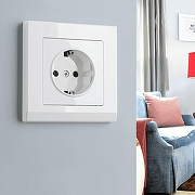 Розетка с заземлением и со шторками, без рамки Werkel белый W1171101 цвет Белый-4