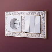 Розетка с заземлением, без рамки Werkel белый W1171301 цвет Белый-8