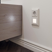 Розетка с заземлением, без рамки Werkel белый W1171301 цвет Белый-11