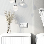 Накладка для розетки с заземлением и 2хUSB Werkel белый акрил W1179541 цвет Белый-1