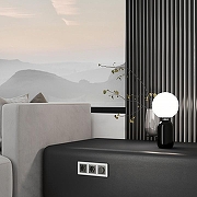 Накладка для розетки с заземлением и 2хUSB Werkel графит акрил W1179544 цвет Графит-1