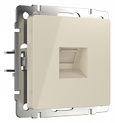 Розетка Ethernet RJ-45 без рамки Werkel слоновая кость W1181003 цвет Слоновая кость