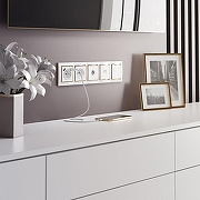 Розетка телефонная RJ-11 без рамки Werkel белый W1182001 цвет Белый-1