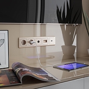 ТВ-розетка без рамки Werkel шампань рифленый W1183010 цвет Бежевый-2