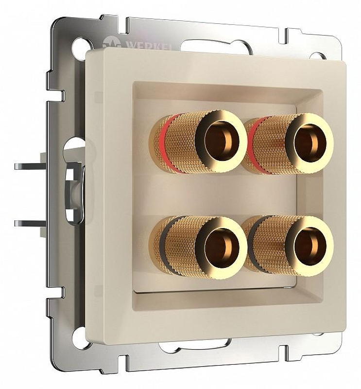 Розетка акустическая без рамки Werkel слоновая кость W1185003 