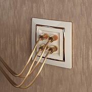 Розетка акустическая без рамки Werkel слоновая кость W1185003 цвет Слоновая кость-1