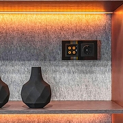 Розетка акустическая без рамки Werkel черный матовый W1185008 цвет Черный-3