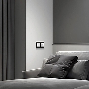 Выключатель сенсорый одноклавишный с подсветкой, без рамки Werkel белый W4512001 цвет Белый-2