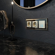 Выключатель двухклавишный с подсветкой без рамки Werkel шампань W4520011 цвет Бежевый-1