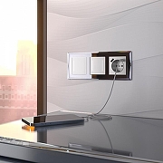 Выключатель сенсорый одноклавишный с подсветкой и функцией Wi-Fi, без рамки Werkel белый W4513001 цвет Белый-1