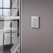 Выключатель сенсорый двухклавишный с подсветкой и функцией Wi-Fi, без рамки Werkel серебряный W4520606 цвет Серебро-7