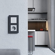 Выключатель сенсорый двухклавишный с подсветкой, без рамки Werkel белый W4522001 цвет Белый-3