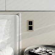 Выключатель сенсорый двухклавишный с подсветкой и функцией Wi-Fi, без рамки Werkel черный W4523008 цвет Черный-3