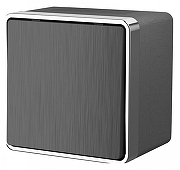 Выключатель одноклавишный влагозащищенный Werkel Gallant (графит рифленый) W5010204 цвет Графит