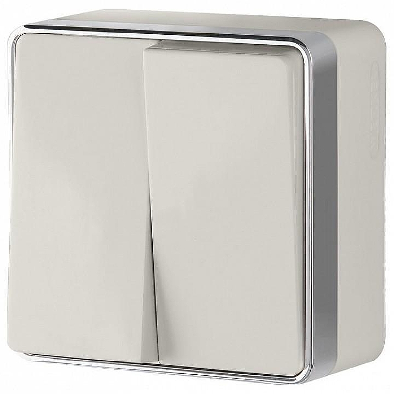 Выключатель двухклавишный Werkel Gallant (слоновая кость) W5020003 