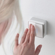 Выключатель двухклавишный с подсветкой Werkel Gallant (белая) W5020101 цвет Белый-1